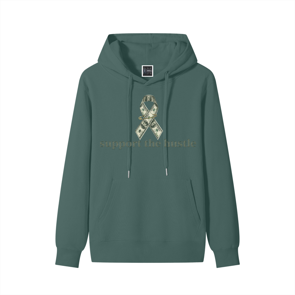 support the hustle Cotton Hoodie