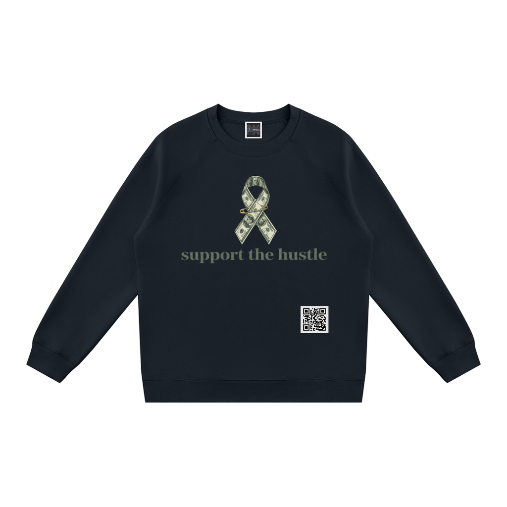 support the hustle Regular Fit Crewneck Sweatshirt