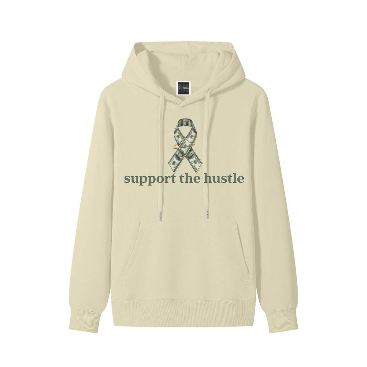 support the hustle Cotton Hoodie