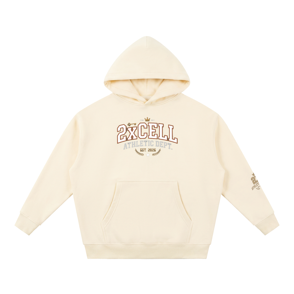 Athletic dept 2xcell Essential Oversized Boxy Fit Fleece Hoodie