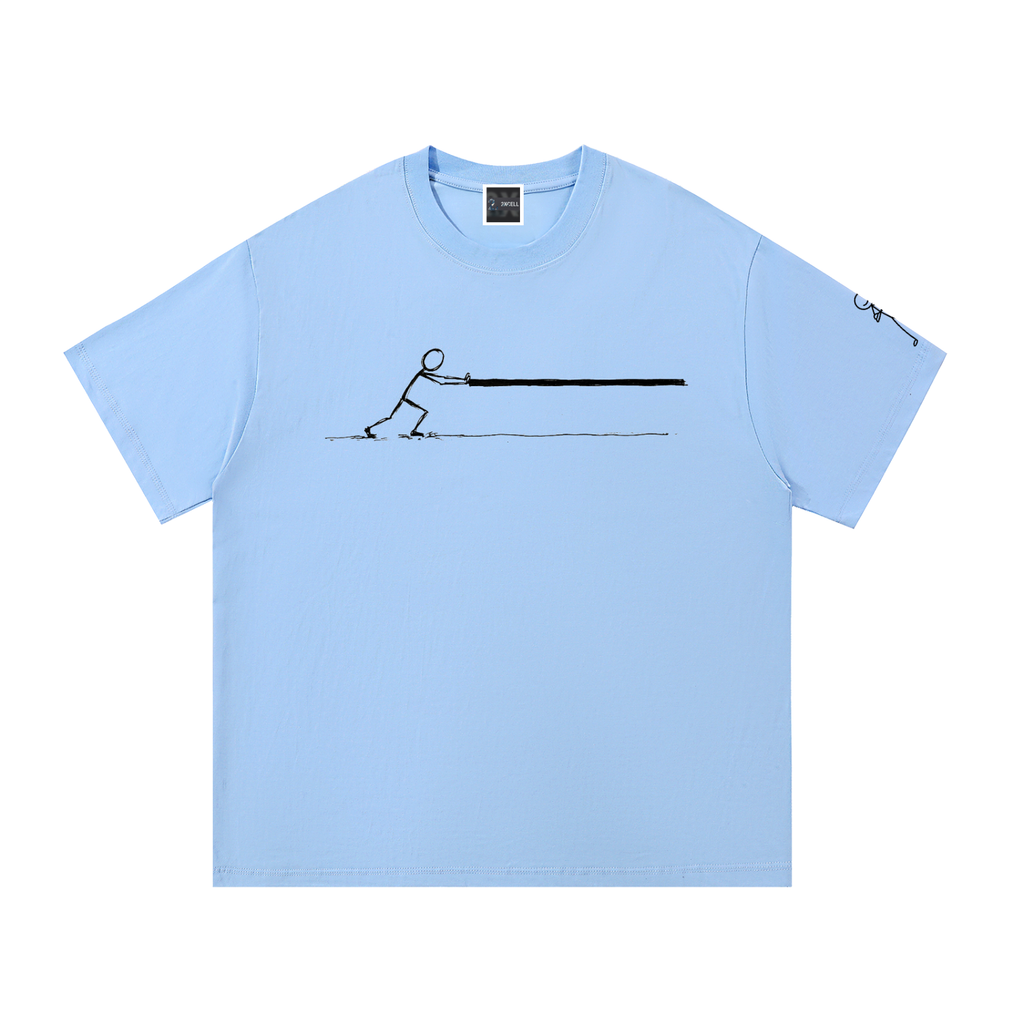 Push a hard line Essential Cotton T-Shirt