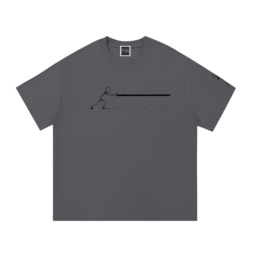 Push a hard line Essential Cotton T-Shirt