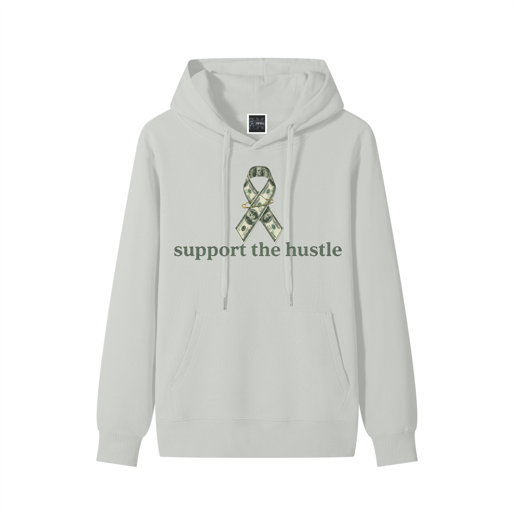 support the hustle Cotton Hoodie