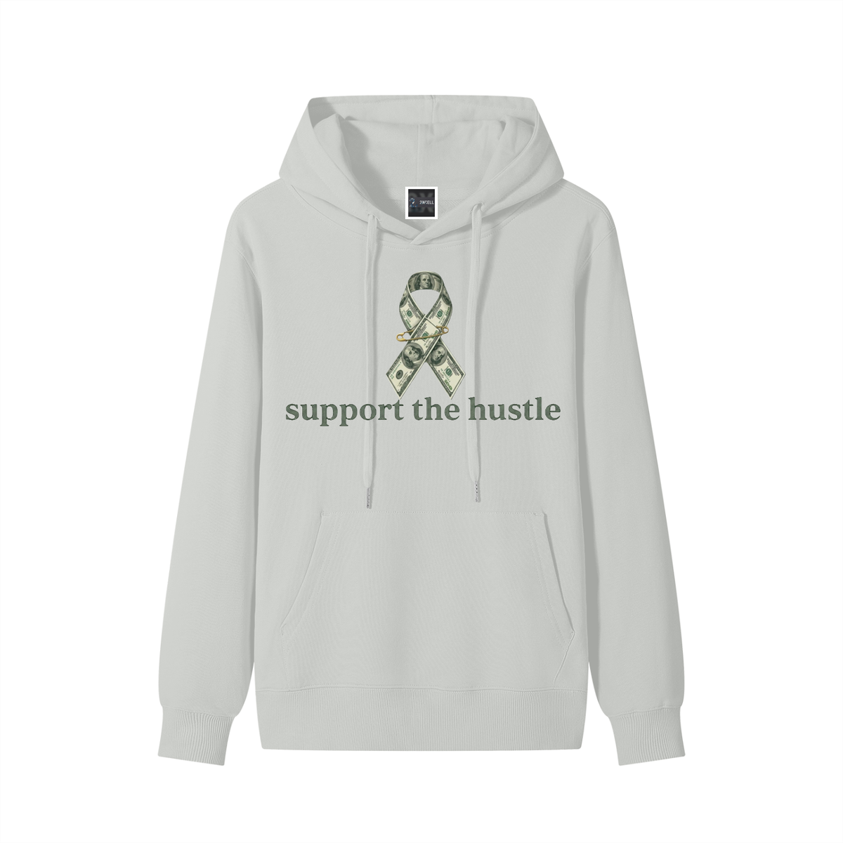 support the hustle Cotton Hoodie