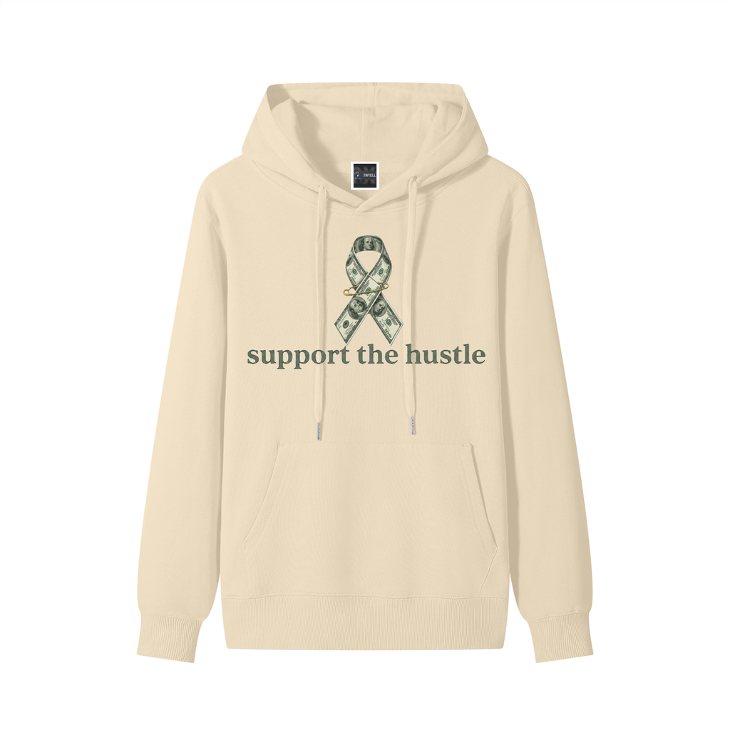 support the hustle Cotton Hoodie