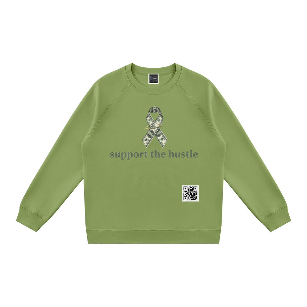 support the hustle Regular Fit Crewneck Sweatshirt