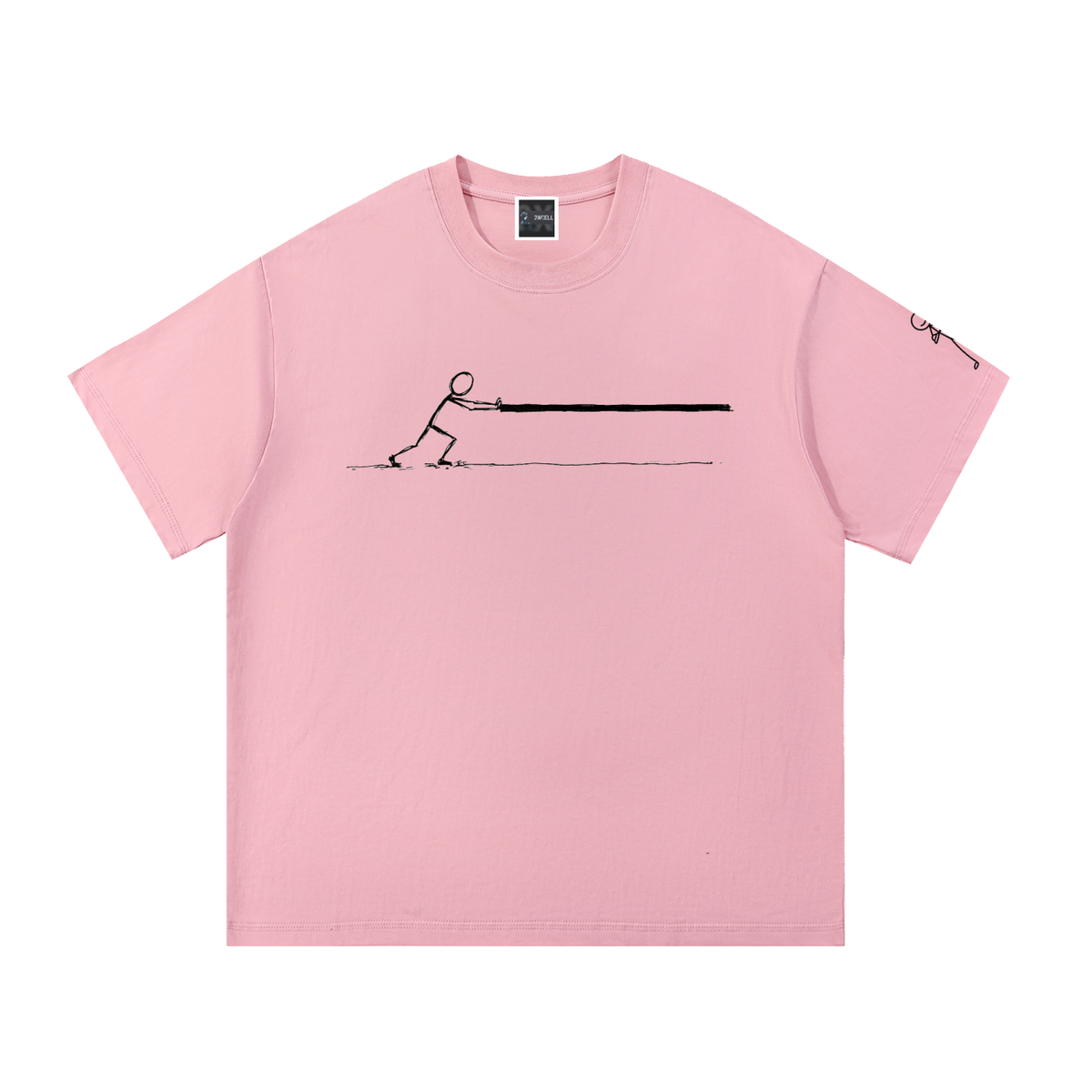 Push a hard line Essential Cotton T-Shirt