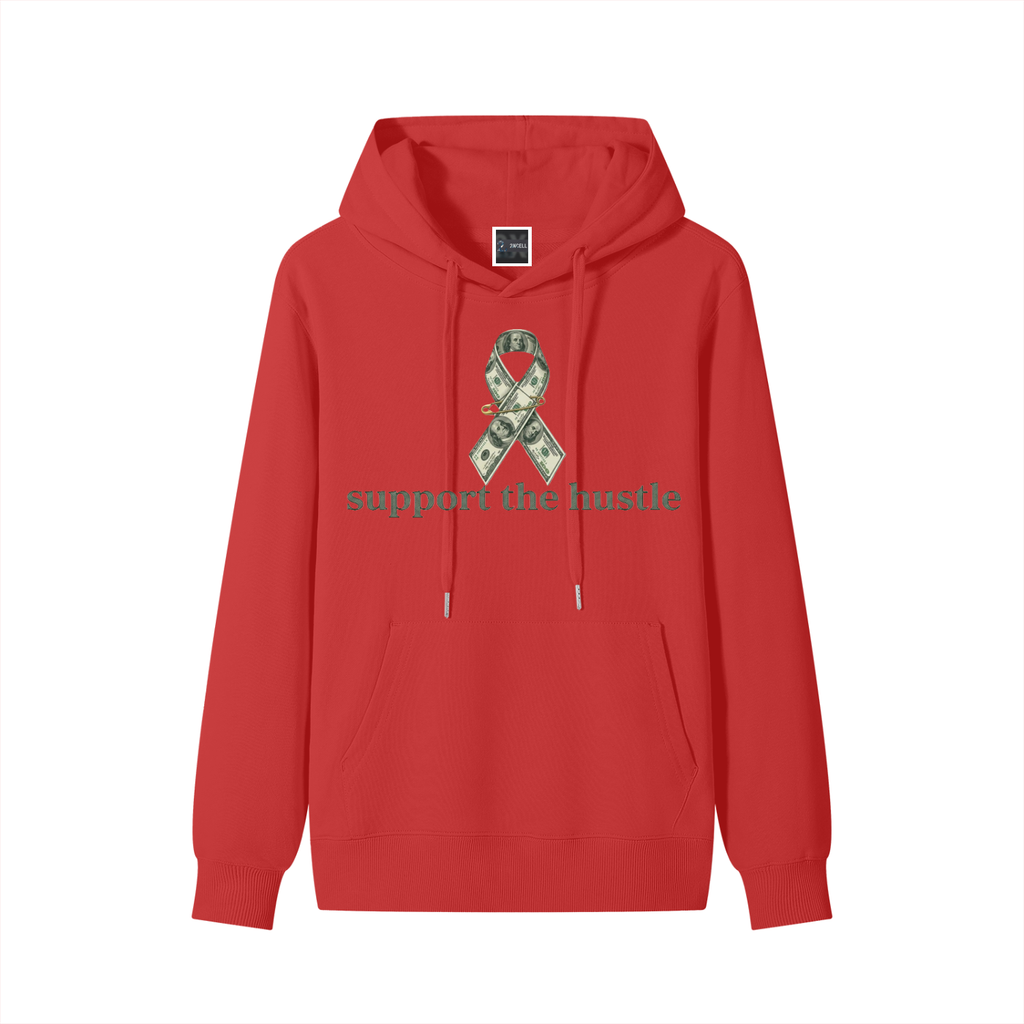 support the hustle Cotton Hoodie