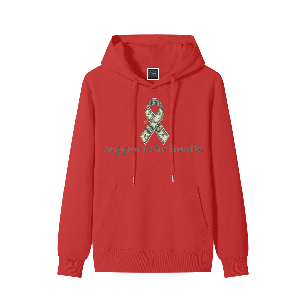 support the hustle Cotton Hoodie