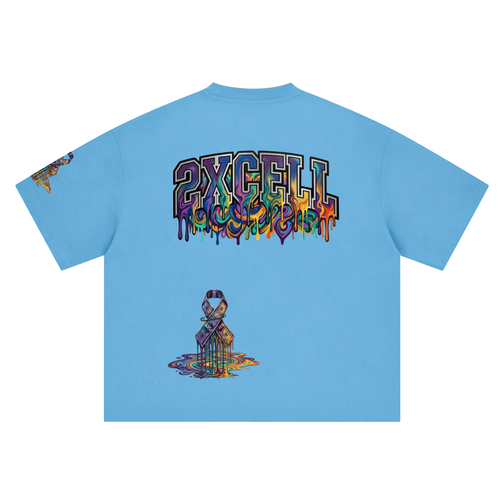 Graffiti drippin 2xcell Oversized T-Shirt