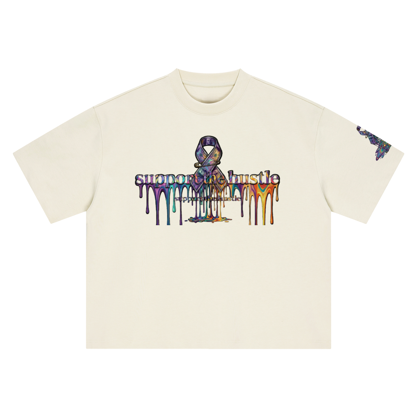 Graffiti drippin 2xcell Oversized T-Shirt