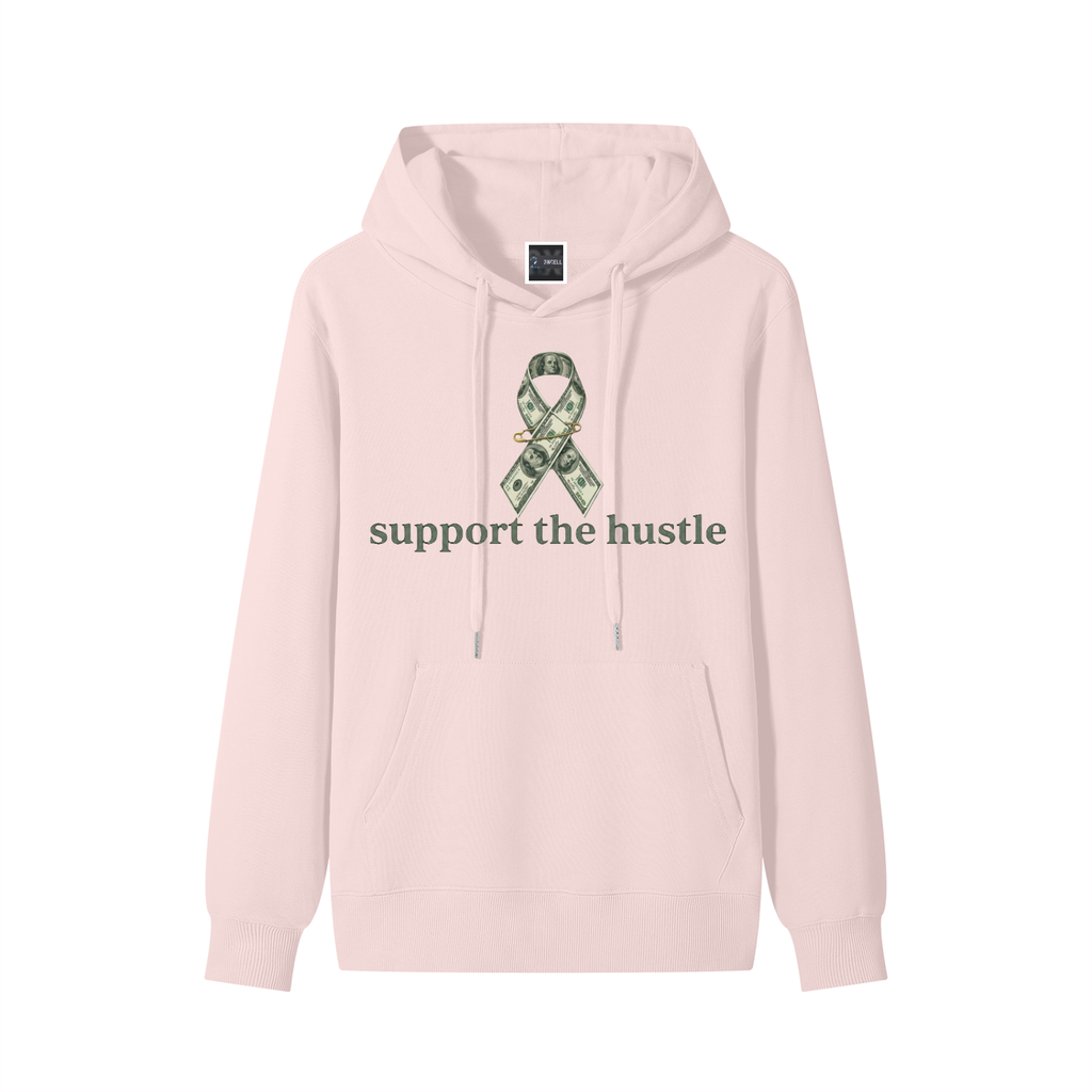 support the hustle Cotton Hoodie