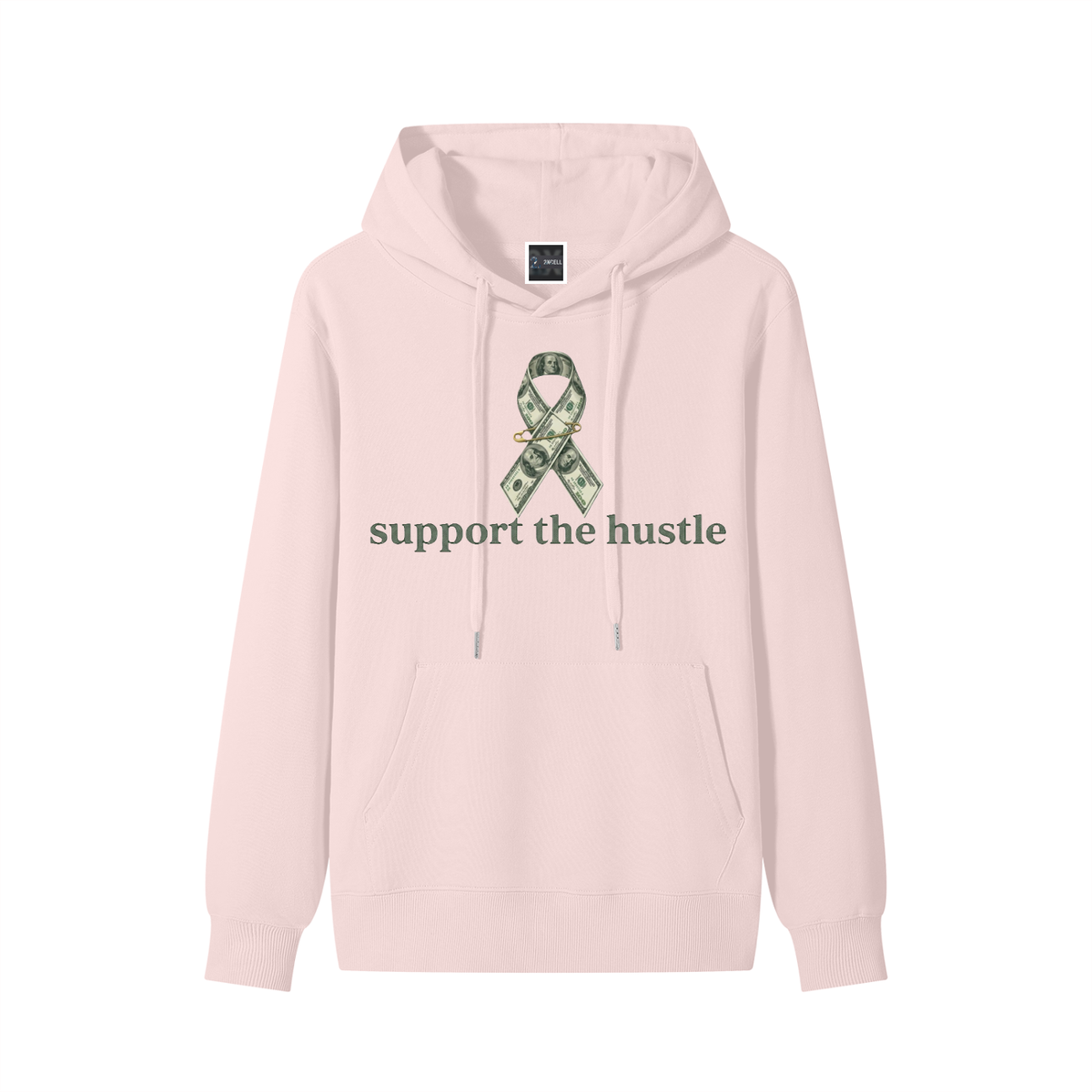 support the hustle Cotton Hoodie
