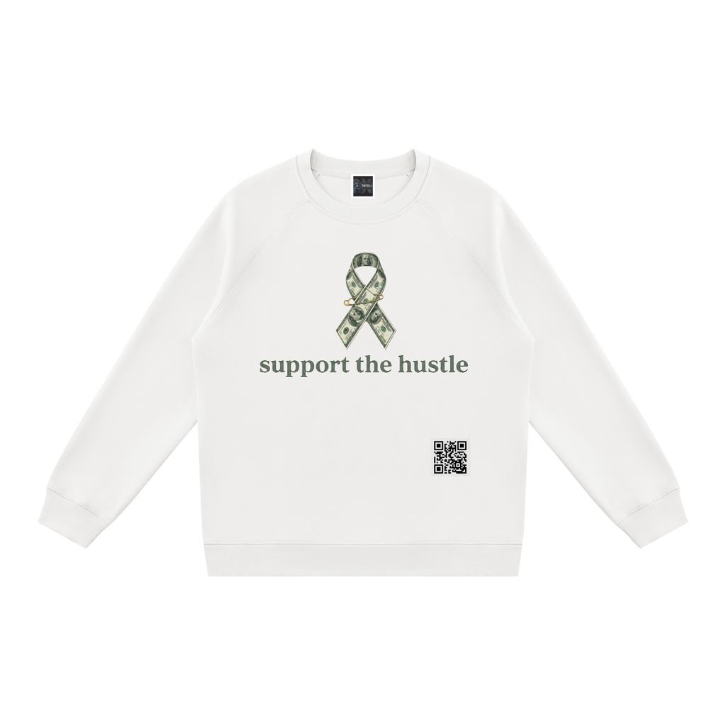 support the hustle Regular Fit Crewneck Sweatshirt