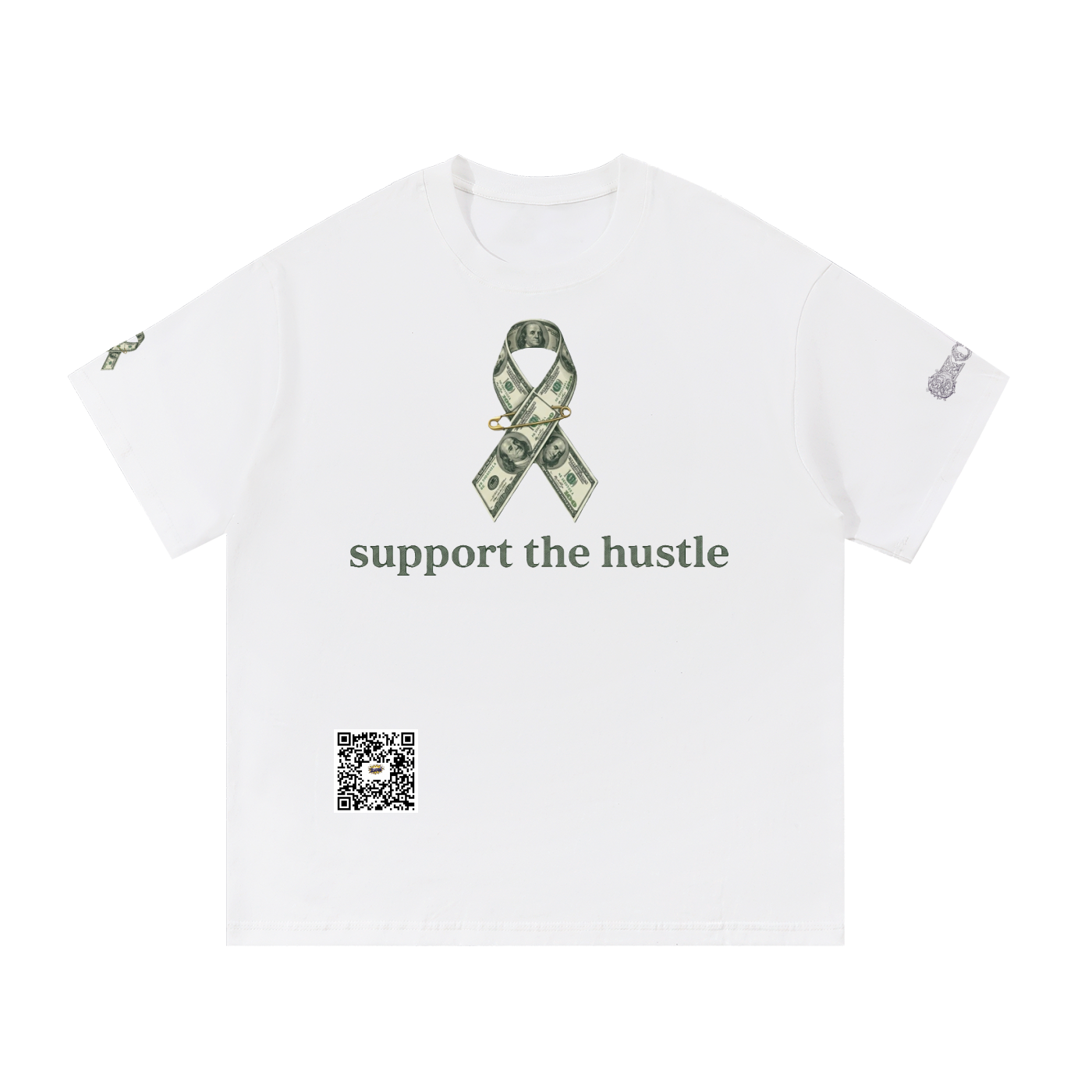 support the hustle (basic) Cotton T-Shirt