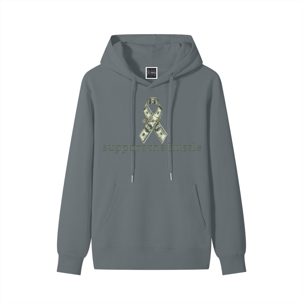 support the hustle Cotton Hoodie