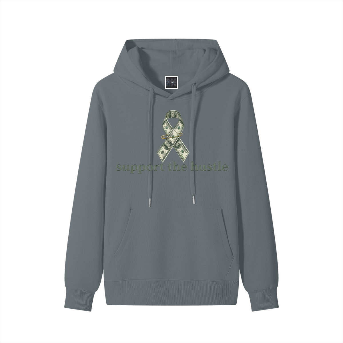 support the hustle Cotton Hoodie