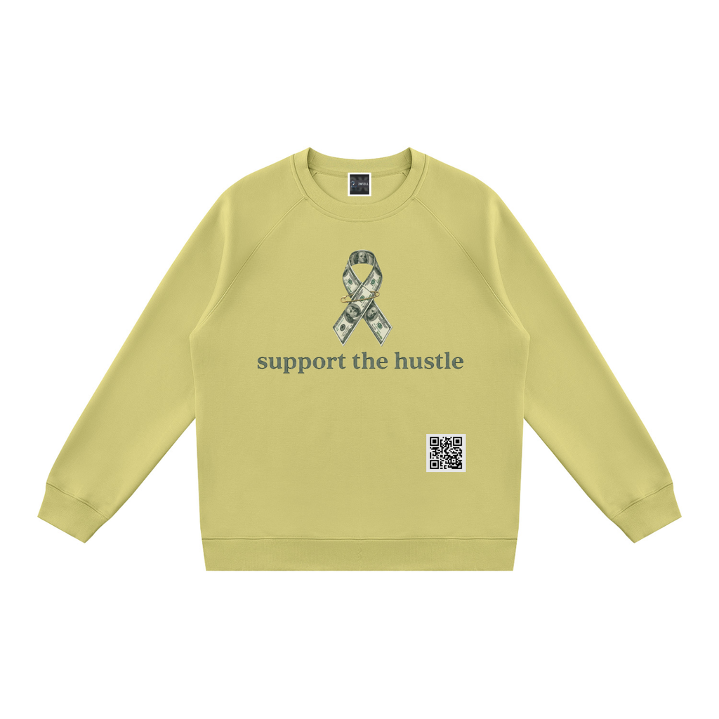 support the hustle Regular Fit Crewneck Sweatshirt