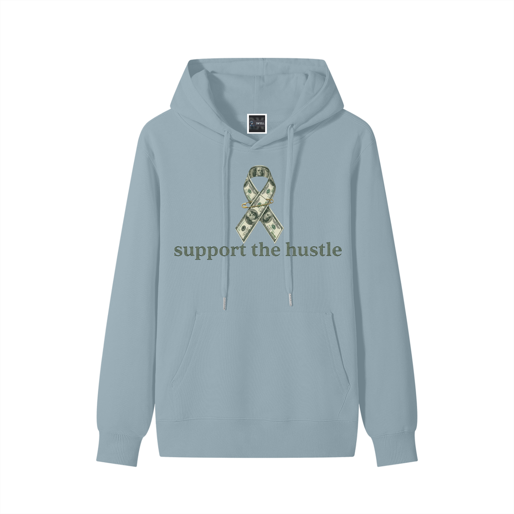 support the hustle Cotton Hoodie