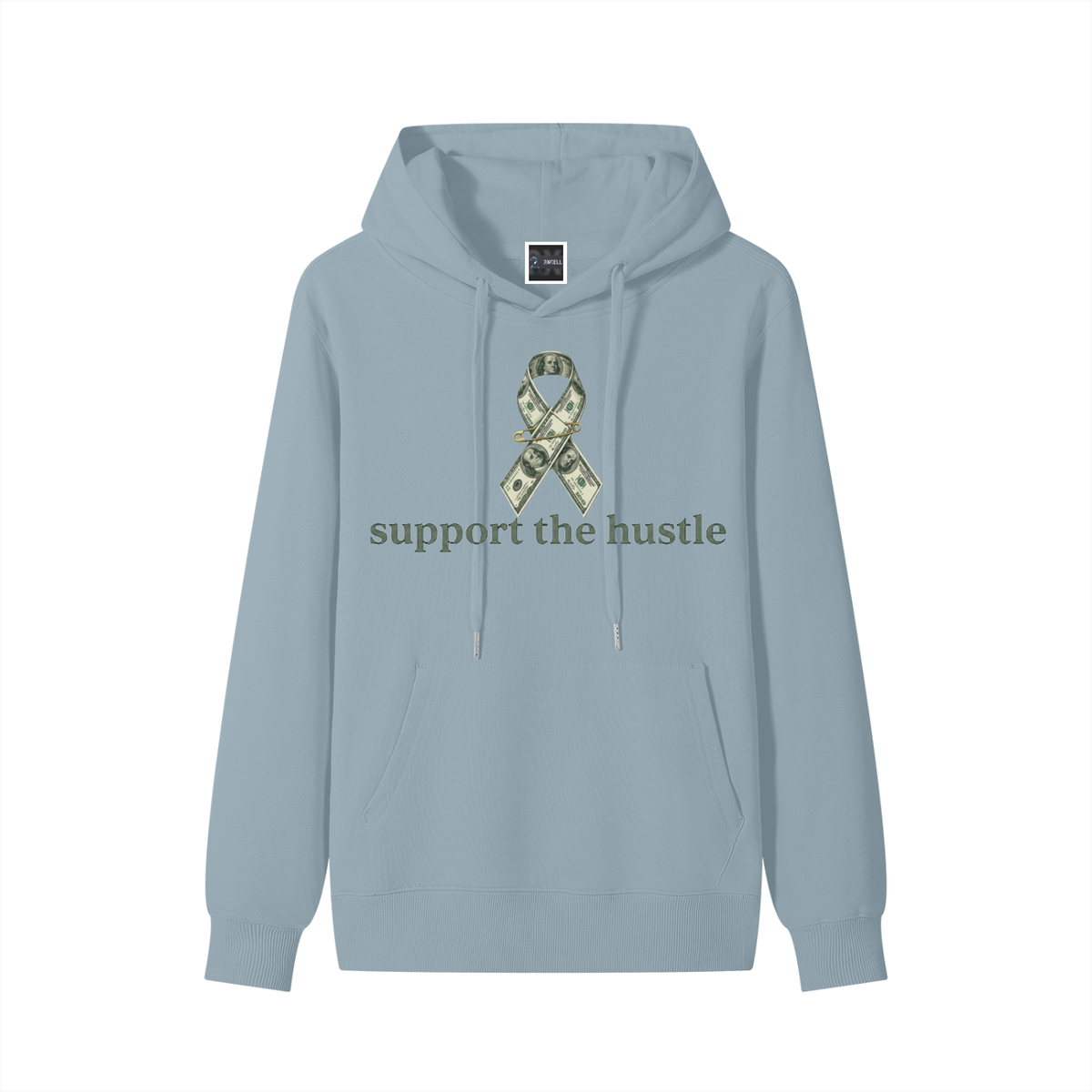 support the hustle Cotton Hoodie