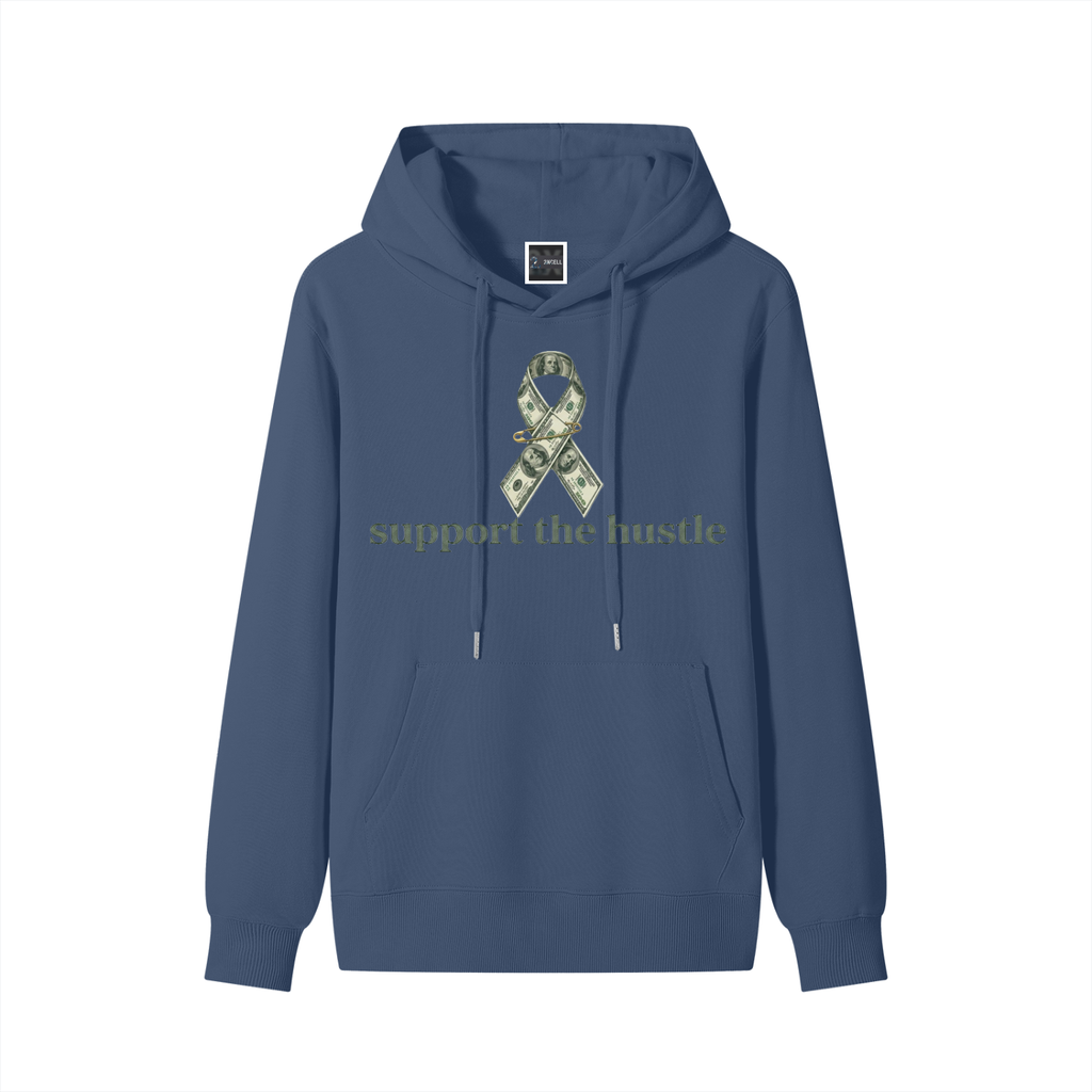 support the hustle Cotton Hoodie