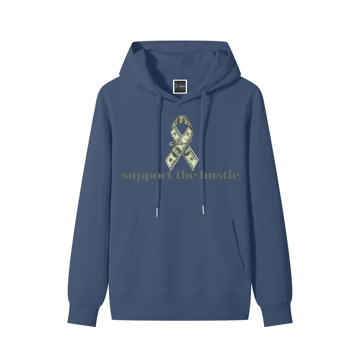 support the hustle Cotton Hoodie