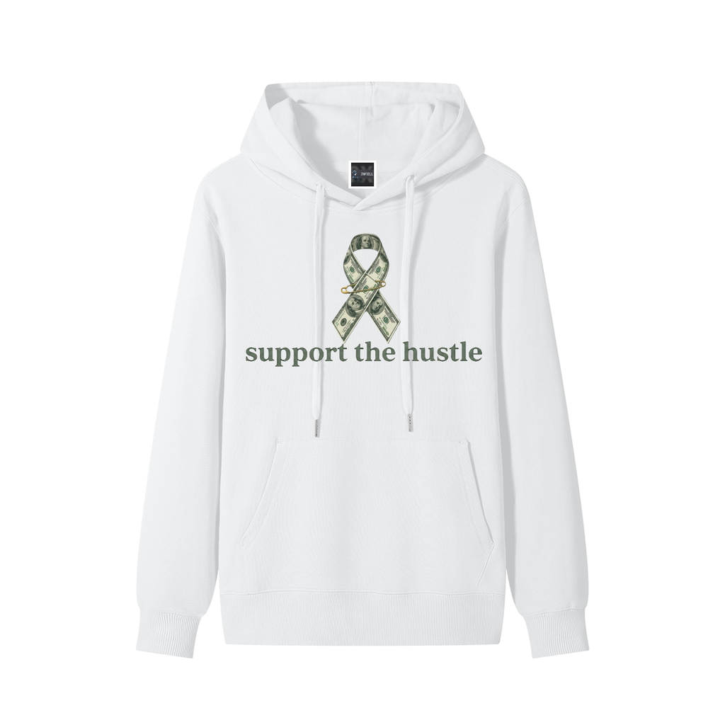 support the hustle Cotton Hoodie