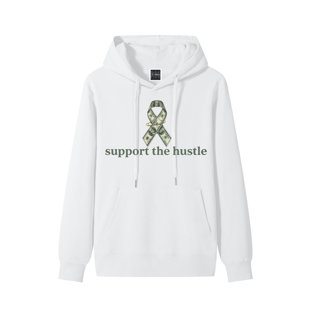 support the hustle Cotton Hoodie