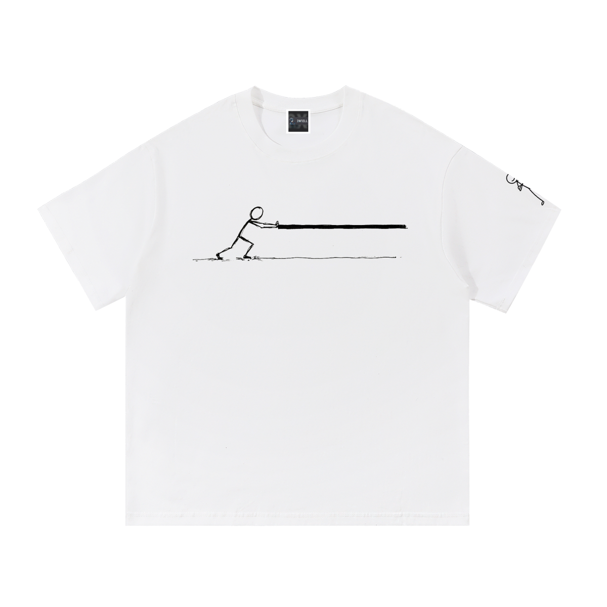 Push a hard line Essential Cotton T-Shirt