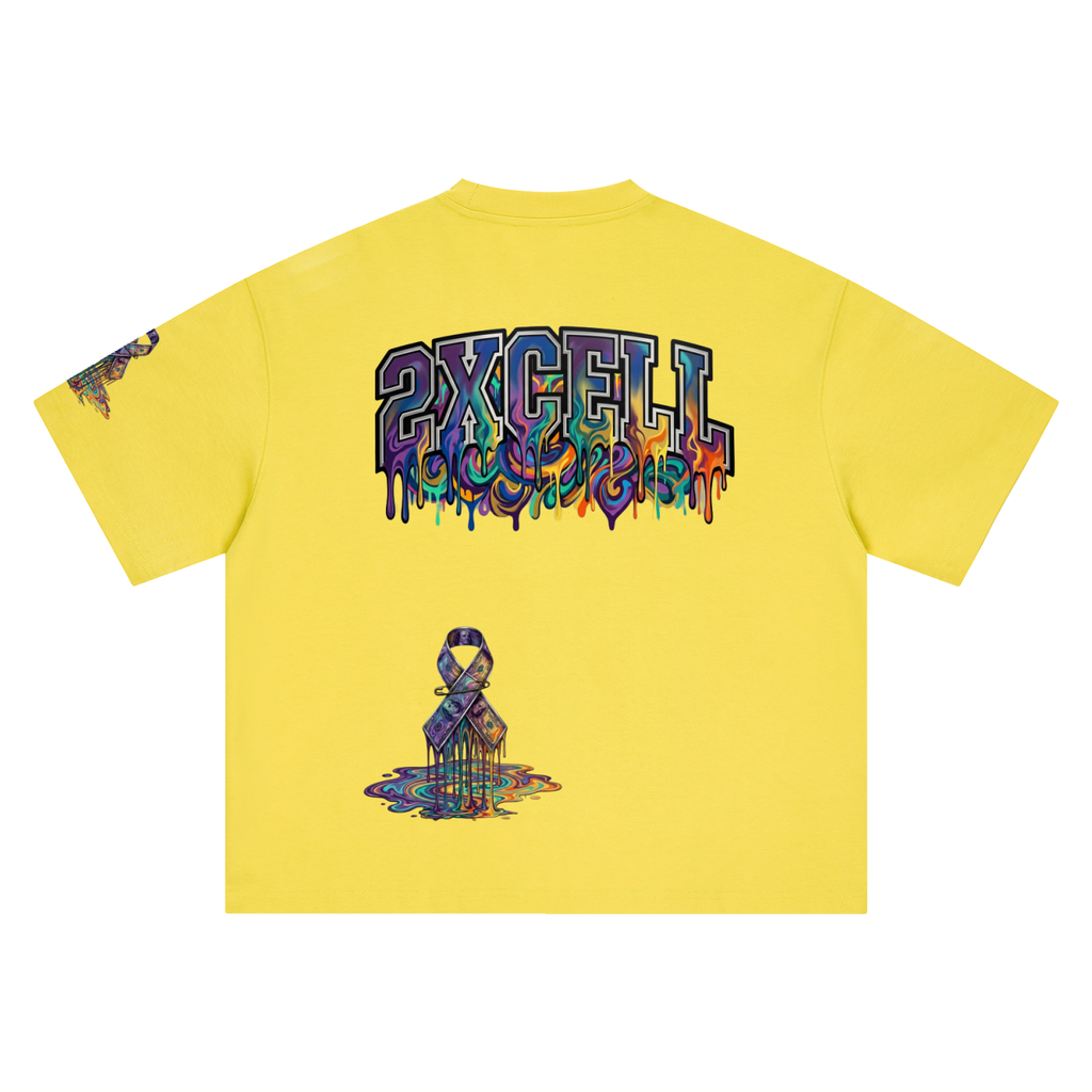 Graffiti drippin 2xcell Oversized T-Shirt