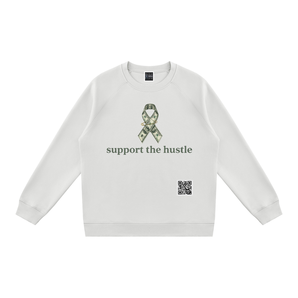 support the hustle Regular Fit Crewneck Sweatshirt