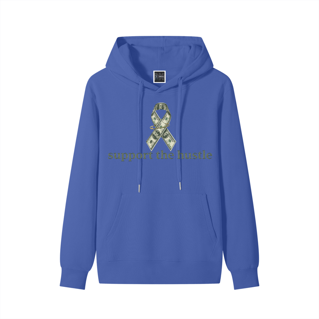 support the hustle Cotton Hoodie