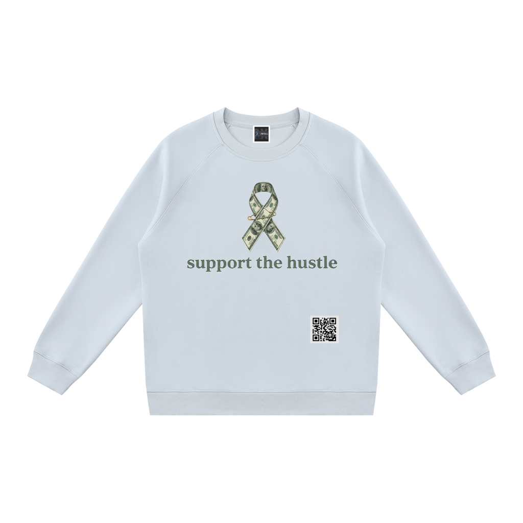 support the hustle Regular Fit Crewneck Sweatshirt