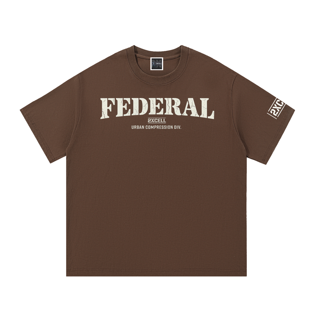 Federal Pressure (white text) Essential Cotton T-Shirt
