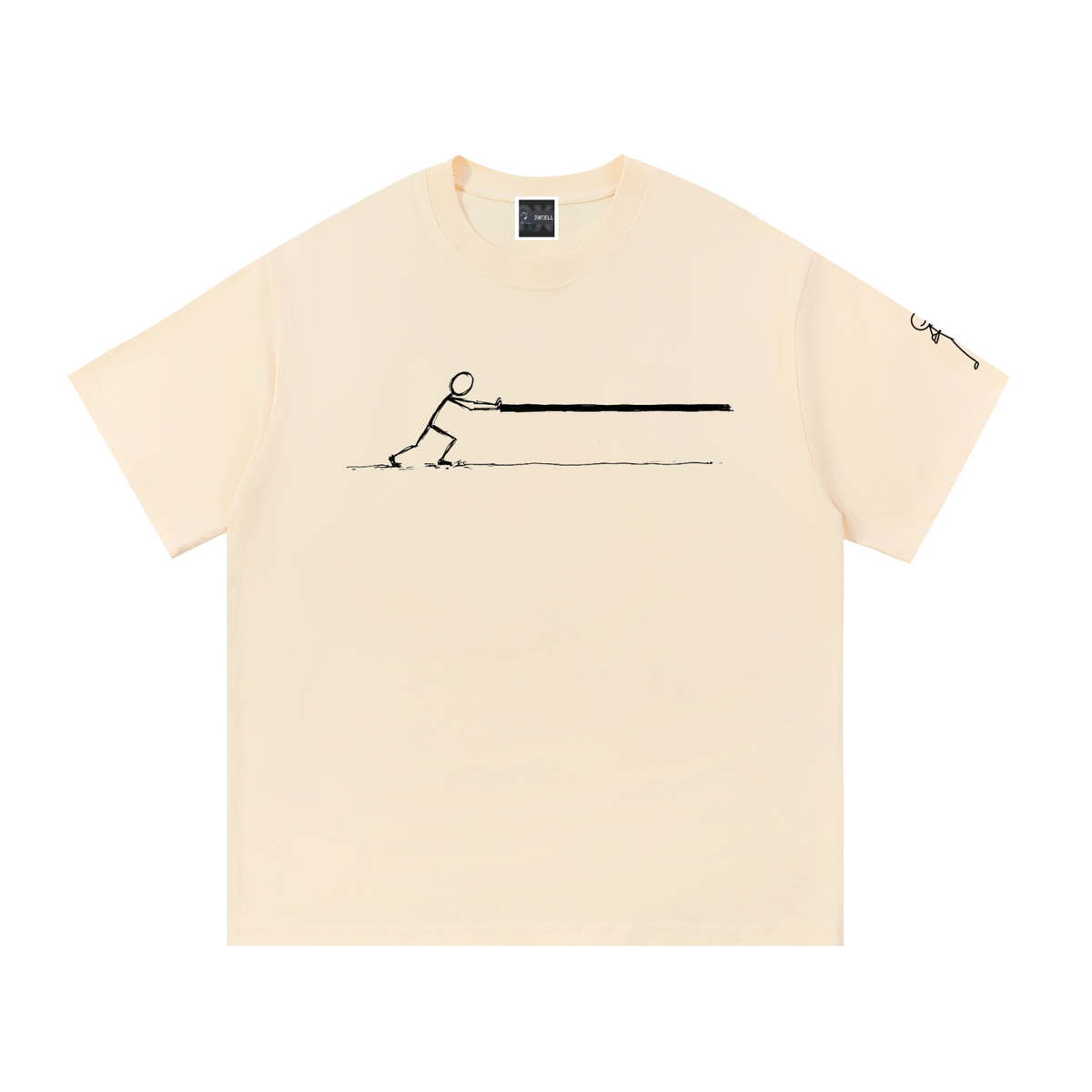Push a hard line Essential Cotton T-Shirt