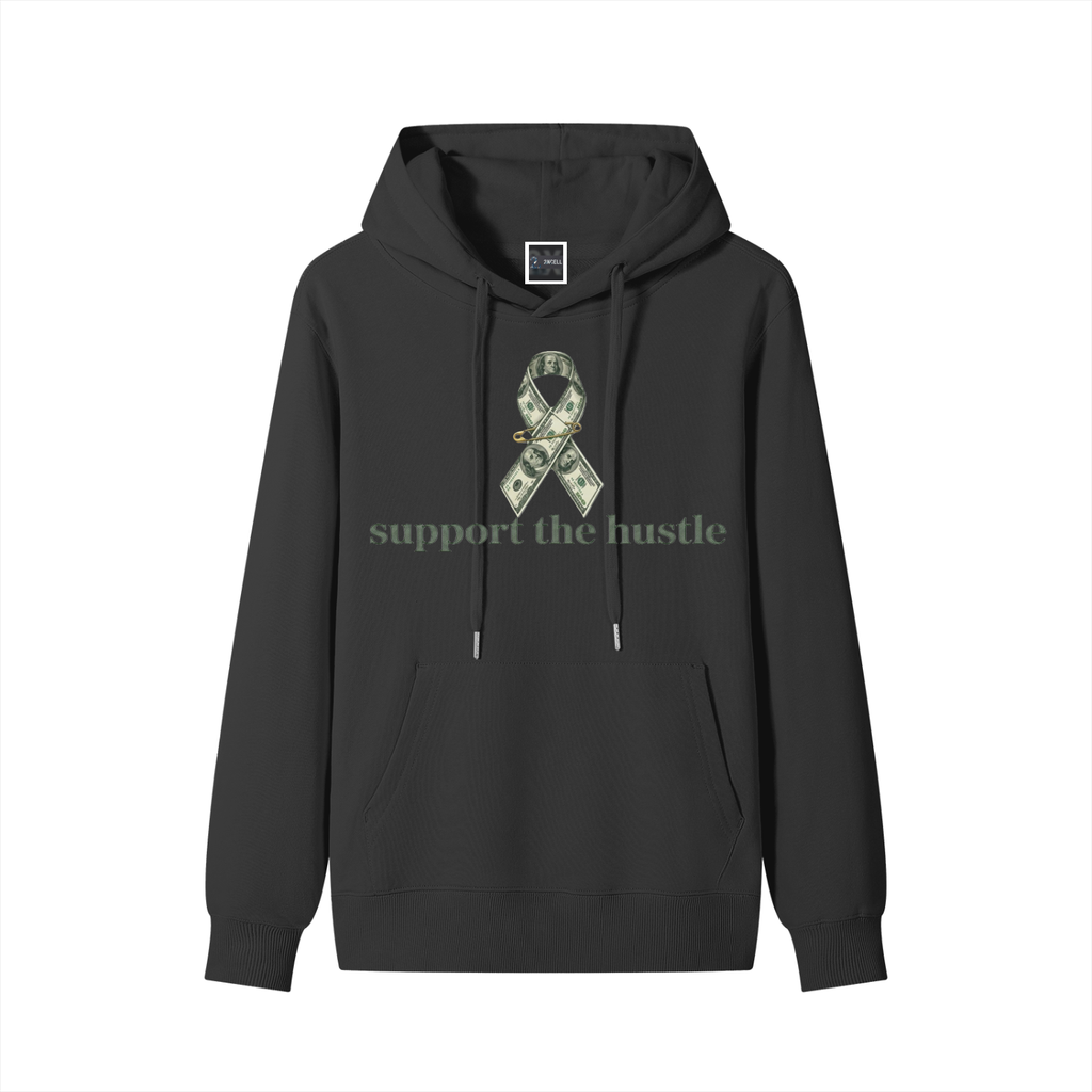 support the hustle Cotton Hoodie