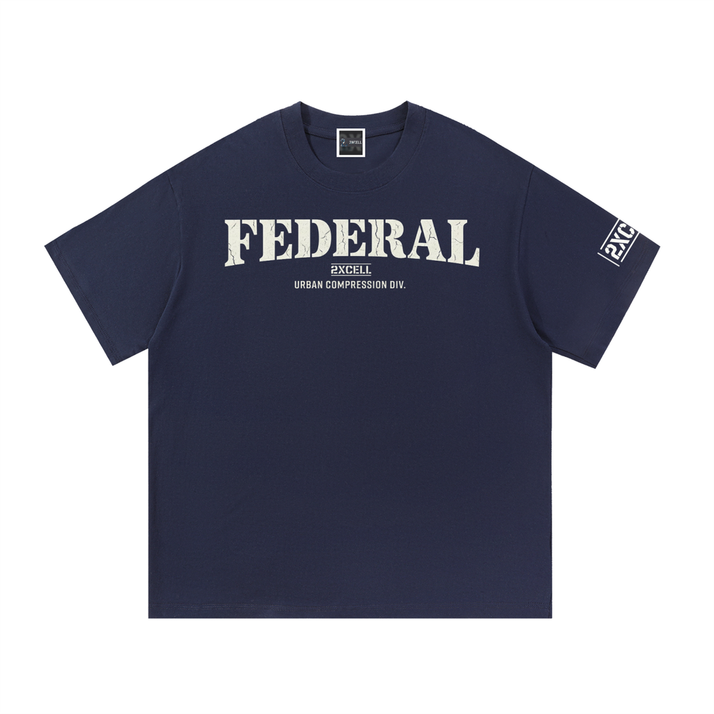 Federal Pressure (white text) Essential Cotton T-Shirt