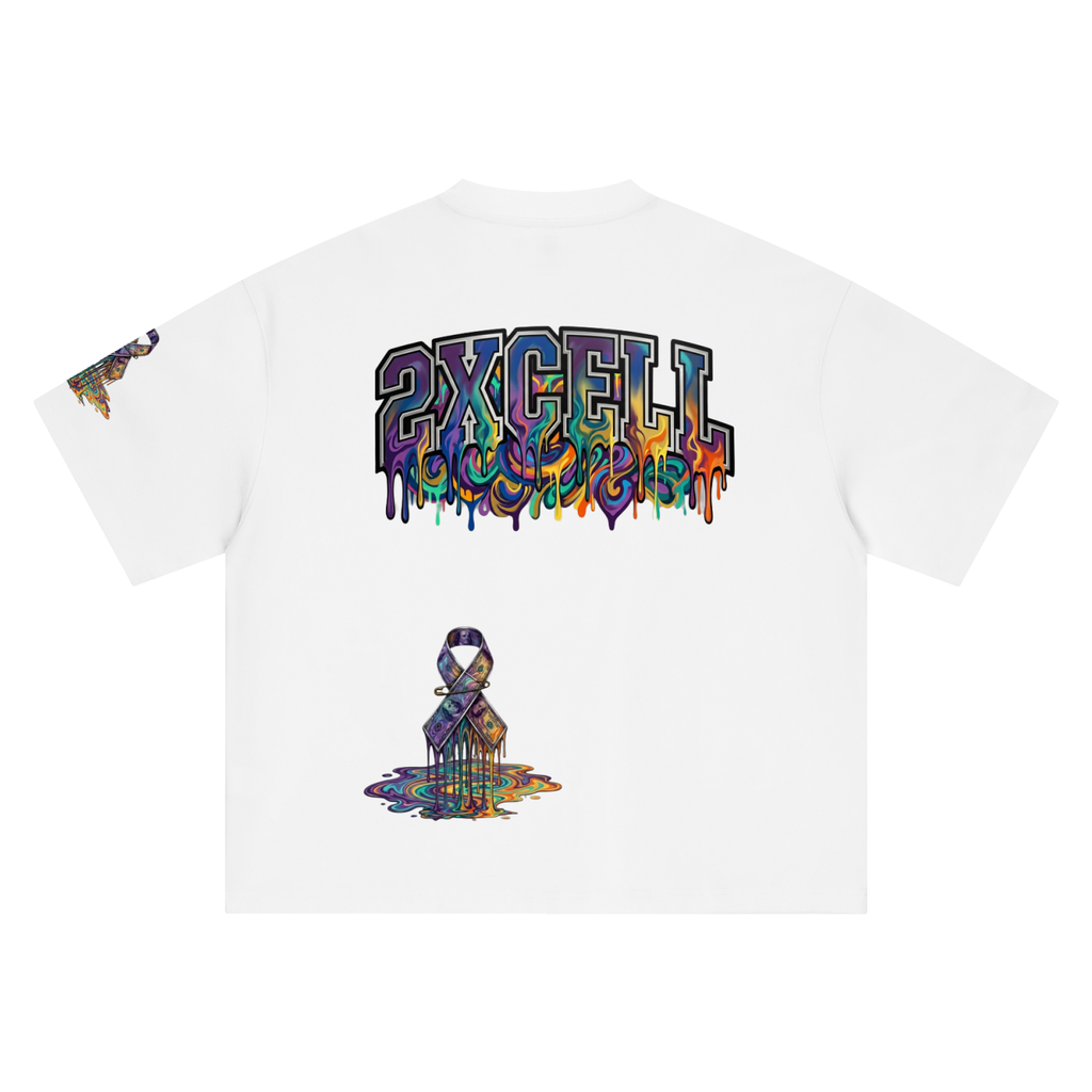 Graffiti drippin 2xcell Oversized T-Shirt